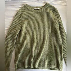 Abercrombie & Fitch Sage Ribbed Sweater